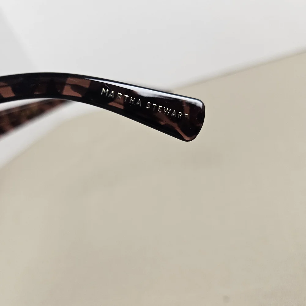 Martha Stewart Tortoiseshell Cat Eye Sunglasses with Brown Gradient Lenses